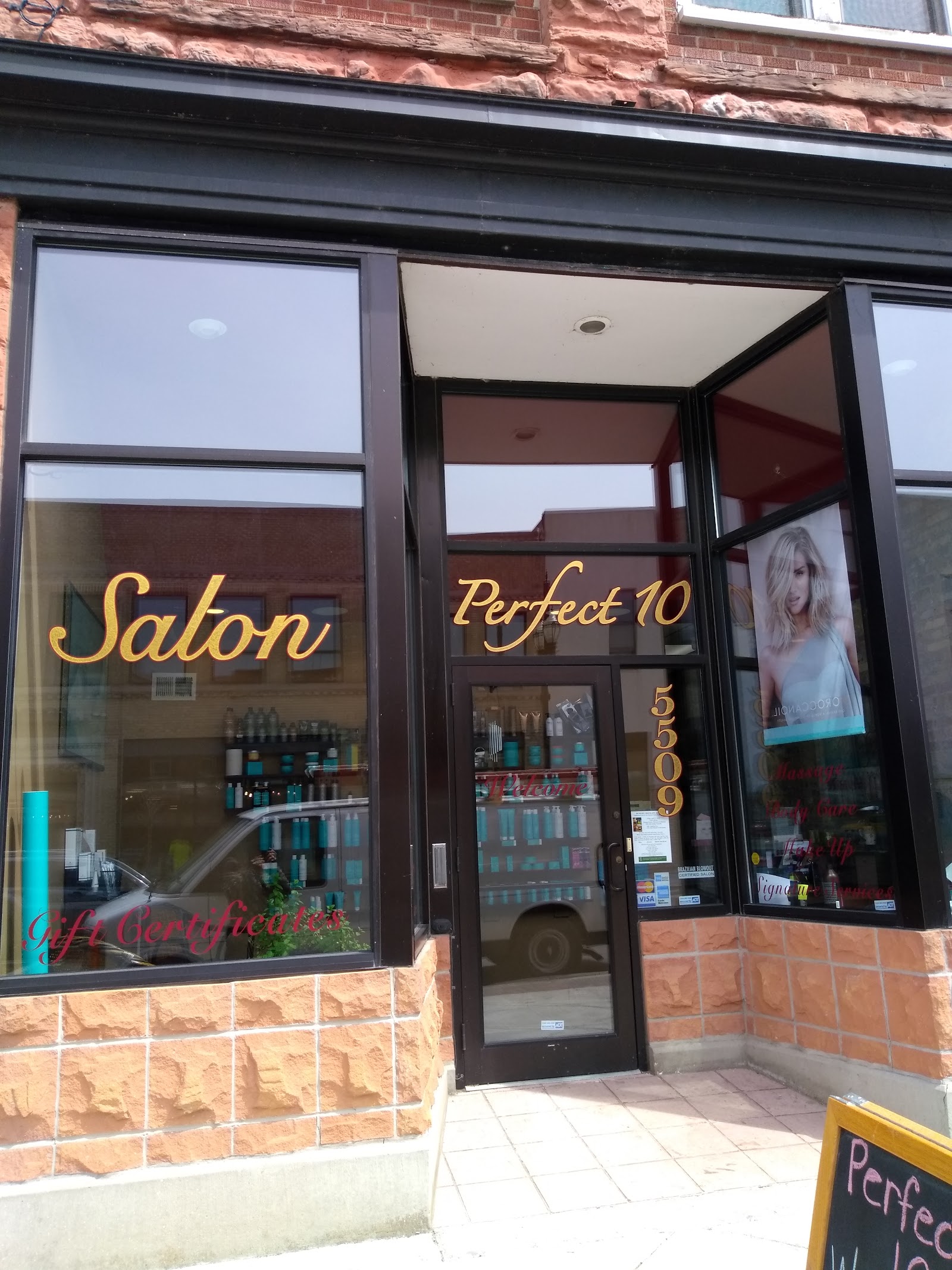 Perfect 10 Salon & Spa nail work in Kenosha, Wisconsin